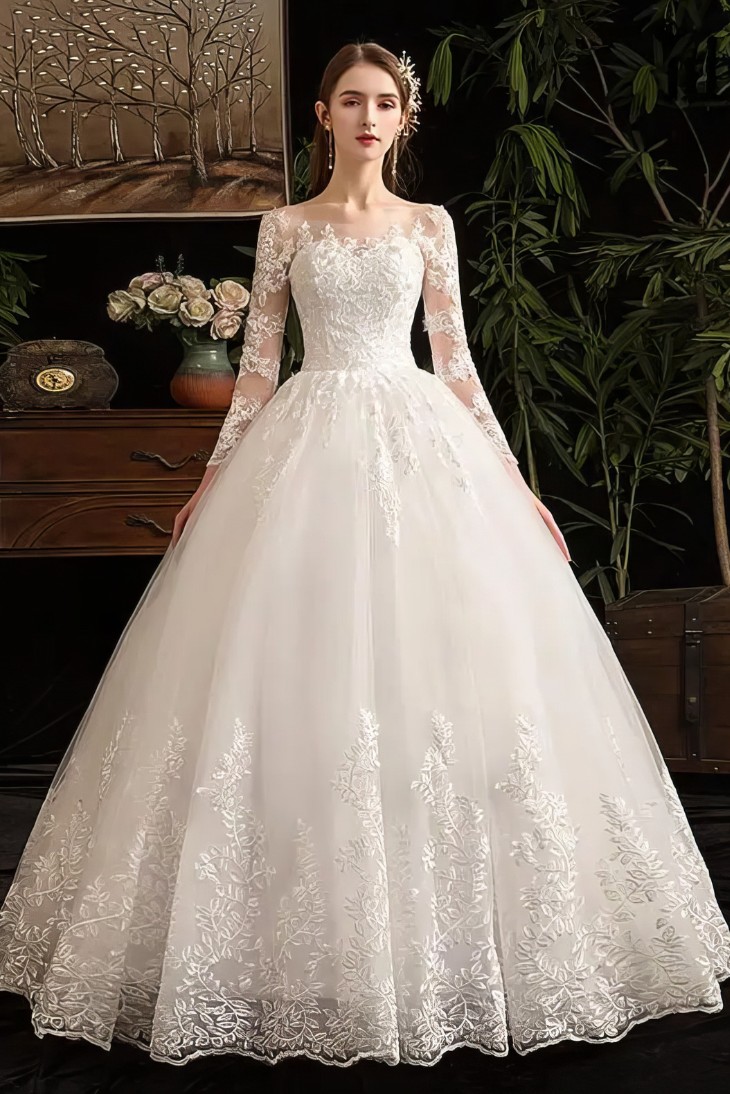 lace wedding dress